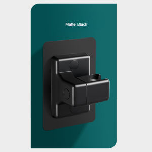 Shower Head Holder Bracket Adjustable Wall Mount Self-Adhesive Bathroom Accessories
