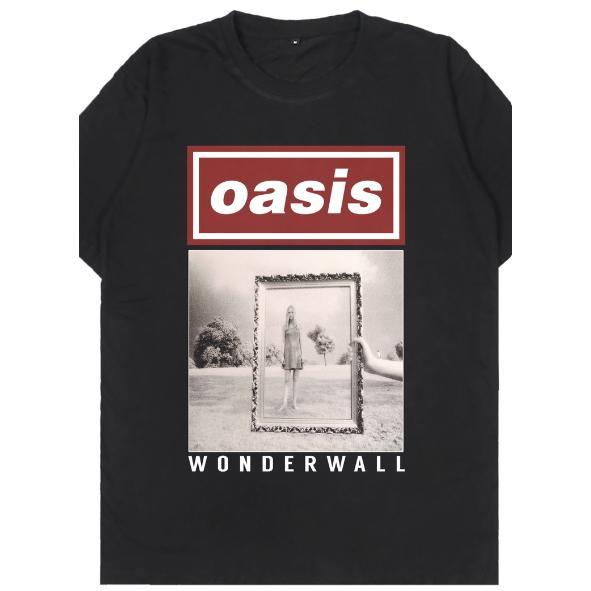 เสื้อยืด พิมพ์ลาย Oasis WONDERWALL BAND | Lazada.co.th