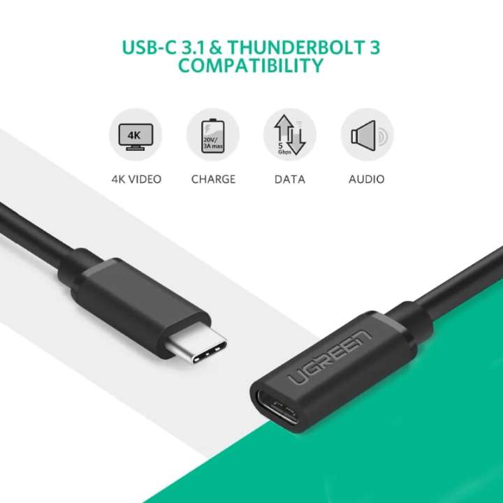 Ugreen%2040574%2050CM%20c%C3%A1p%20usb%20type%20c%20n%E1%BB%91i%20d%C3%A0i%20ED008%20-%20Image%204