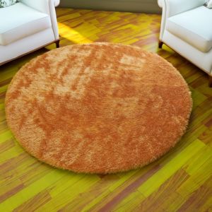 Karpet bulu bulat diameter 100 tebal 5.5cm isi busa Royal foam LP