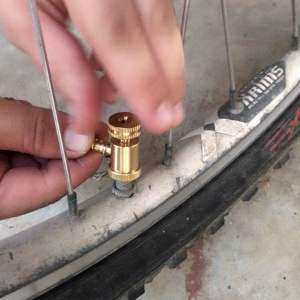 หัวสูบลม หัวเติมลม หัวสูบลมจักรยาน หัวสูบลมมอเตอร์ไซค์ ชนิดทองเหลือง ราคาที่สุด