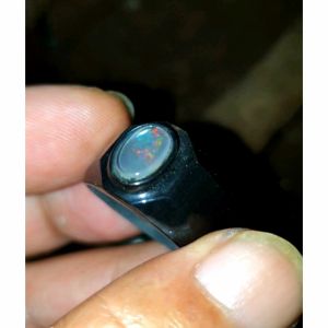 Cincin tanduk batu kalimaya kristal banten