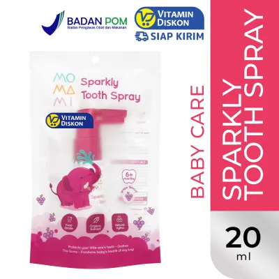 MOMAMI SPARKLY TOOTH SPRAY 20ML | Spray Perawatan Gigi Anak