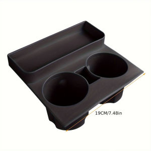 【Local Shipping】Car Storage Box For Tesla Model 3 2022 Model Y 2023 Water Cup Holder Water Proof Console Organizer Cup Holder For Tesla