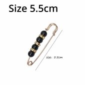 Pearl Brooch Pin，Waist Change Small Artifact Trouser Waist Skirt Elastic Waist Adjustment Anti-glare Buckle Brooch Female Pin Fixed Clothes Neckline Accessories Brooch the Waist Buckle Prevent Light Brooch Pants Pin Close Waist Pin Accessories
