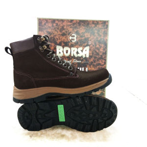 SEPATU BOOTS KULIT BORSA LOG OAK - PREMIUM LEATHER BOOTS ORISINIL PRODUCT BY BORSA