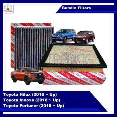 Combo Air Filter and Cabin Filter for Toyota Fortuner (2016-2024) Toyota Hilux (2016-2024) Toyota Innova (2016-2024)