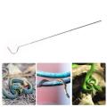 Snake Tongs Retractable Snake Handling Tools Snake Catcher Trap Length 6.30-26.78in Round Head Hook Without Hurting It for Moving Catching Snakes elegance. 