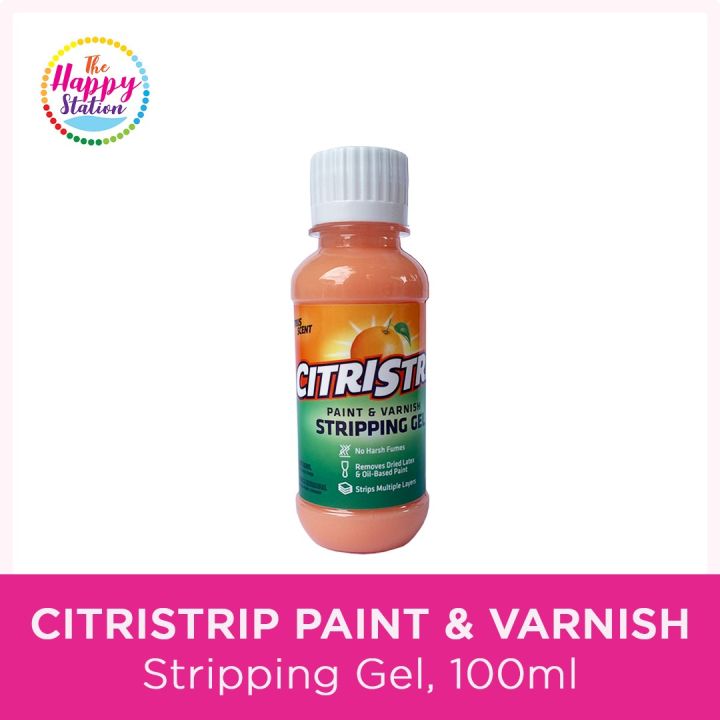 CITRISTRIP Paint and Varnish Stripping Gel, Citrus Scent (100ml) Lazada PH