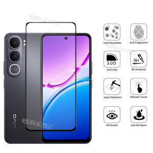 For VIVO Y31S 5G 2 in 1 Screen Protector+ Protector Full Cover Full Glue VIVOY31S Tempered Glass Film Protection With Camera Flim Protection