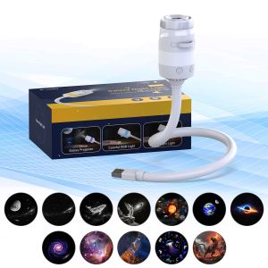 13 in 1 Galaxy Projector Light LED Star Planetarium Night Lights Aurora Starry Projector Lamp for Gifts Ceiling Decor