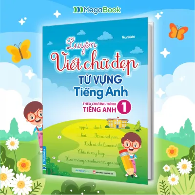 Sách Luyện viết chữ đẹp từ vựng tiếng Anh Lớp 1 - Megabook