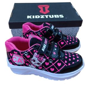 Sepatu Sekolah Anak Perempuan Karakter Cantik Kuda Pony Kitty Frozen Elsa Warna Hitam Ping Ungu Umur 6-10 Tahun Paud Tk Sd-Kelas 1 2 3 4 5 6 7 8 9 0-KIDZTUBS144061424