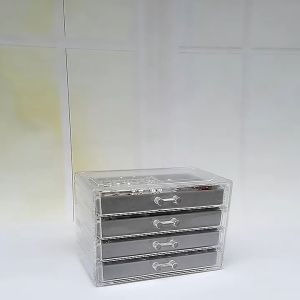 Shopclassyhome  Compartment Jewelry Organizer Storage Box Velvet Ring Earrings Empty Plate Display Box Jewelry Tray customize