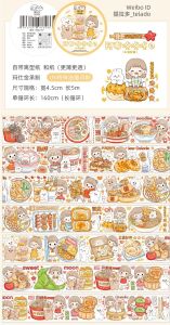 Cuộn washitape S13 họa tiết Telado dễ thương Chiết chu kỳ nhãn dán hoạt hình siêu xinh trang trí sổ tay