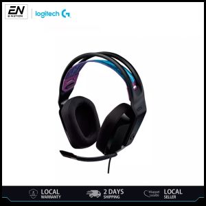 Logitech G335 Wired Gaming Headset with Microphone 3.5mm Audio Jack Comfortable Memory Foam Earpads Lightweight Compatible with PC PlayStation Xbox Nintendo Switch