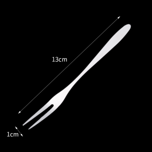 5/10Pcs Stainless Steel Fruit Fork Dessert Cake Small Fork Multifunctional Home Party Kitchen Accessories