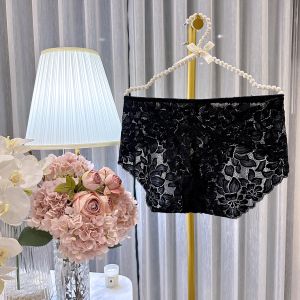 ✅👙 EF 743 กางเกงในลูกไม้ไซส์ใหญ่ กางเกงในสาวอวบลายลูกไม้ซีทรู 42+++ นิ้ว ใส่ได้ ✅👙