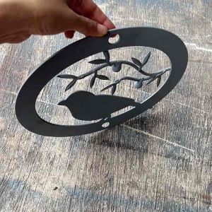 นกปุ๊กลุ๊กในกรอบวงรีแบบแผ่น