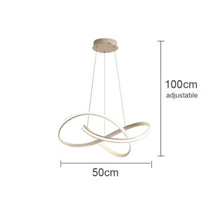 LED Pendant Light Gorgeous Crystal Chandelier for Living Room Bedroom Dining Kitchen Hanging Lamp Tricolor Stairs Decorative Drop Light