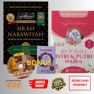 Buku Paket Sirah Nabawiyah & Biografi Istri Putri Nabi Bonus CD +40 Matan Hadits Wanita