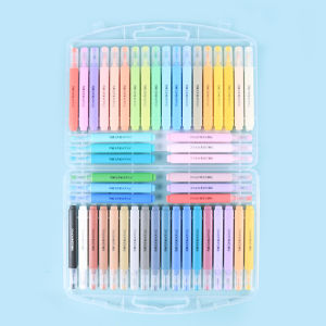 HIGHTUNE 12 color marker set for art students double-ended colored markers acrylic markers