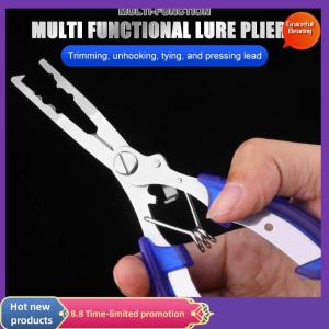 Graceful คีมจับปลาปากโค้งกรรไกรตัดเส้นม้าสเตนเลสทรงพลังคีมตัดถนนอเนกประสงค์