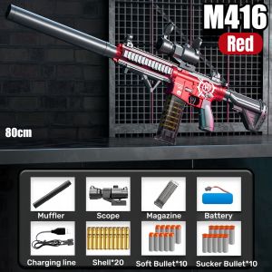 M416 Blaster Listrik dan Manual Nerf Mainan Senjata Tembak untuk dan Perempuan Mainan Luar Ruangan
