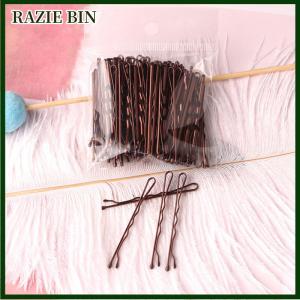 RAZIE BIN 50 cái kẹp tóc 5cm kẹp tóc phụ nữ kẹp tóc xoăn lượn sóng kẹp tóc kiểu tóc phụ nữ Bobby pins phụ kiện tạo kiểu tóc