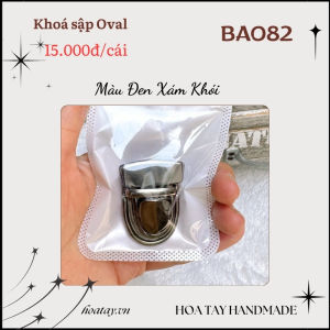 Khoá Sập Oval BA082– Điểm nhấn thanh lịch cho túi handmade