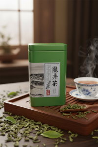 Emperors Beverage Longjing Green Tea Hand-Picked Fresh Buds & Leaves Mellow Flavor Rich Aroma