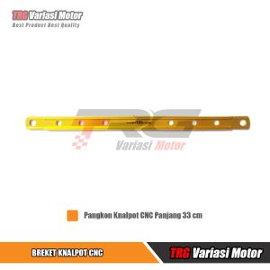 Breket Knalpot Pangkon Knalpot Penggaris Knalpot CNC Ukuran 33 cm TRG 4 Varian Warna