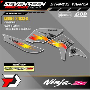Striping Transparan NINJA SS  Lis StickerStiker Variasi Motor KAWASAKI NINJA SS