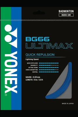 Yonex BG 66 Ultimax Badminton String. 100% Original SUNRISE