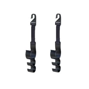 YANGS 3 móc Móc treo đồ ghế sau ô tô Phổ quát Tiết kiệm không gian Giá đỡ ô trên tựa đầu ghế Bền bỉ Đa chức năng Dụng cụ sắp xếp nội thất ô tô Nội thất ô tô