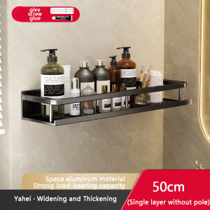 XINLANYASHE [Miễn Phí Vận Chuyển] Kệ nhà tắm không cần khoan đục Kệ đựng đồ kệ treo kệ trong phòng tắm Kệ trong phòng tắm Kệ nhà vệ sinh bệt vệ sinh phòng tắm chậu rửa mặt chậu rửa mặt gel tắm kệ lưu trữ tường không đục lỗ