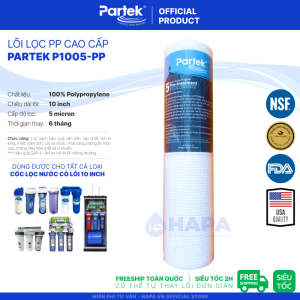Lõi Lọc Nước PARTEK PARAGON Full Models 10 inch 20 inch  - Hàng Nhập Khẩu Chính Hãng - P1005PP PCA102 PP CATION GAC OCB CTO Carbon Block...