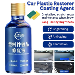 [Long-lasting Gloss] Automotive Plastic Refurbishment Agent Automotive Plastic Polish Car Plating Aging Refurbishment Liquid Scratch Repair Maintenance Refurbishment Agent Automotive Plastic Revitalizer