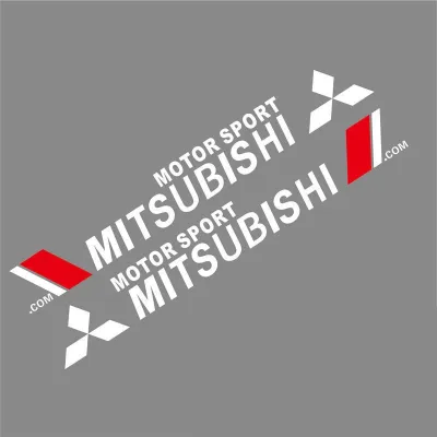 Mitsubishi Car Stickers Auto Door Side Body Decor Decals Anti-scratch Cover Scratches For Xpander Cross Pajero Outlander Sport Eclipse Attrage Triton Mirage Lancer Car Decoration