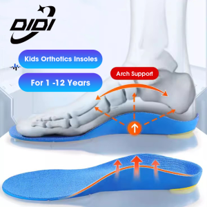 DIDI 1 Pair Kids Orthopedic Insoles Children Orthotics Flat Foot Health Sole Pad for Shoes Insert O/X Leg Valgus Arch Support Pad Plantar Fasciitis