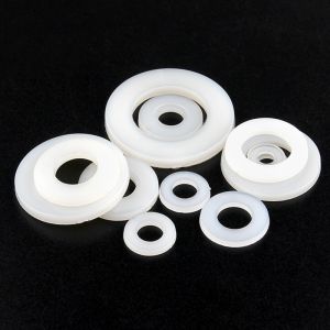 White PP PE Plastic Nylon Flat Washer Plane Spacer M2 M2.5 M3 M4 M5 M6 M8 M10 M12~M20 Insulation Gasket Ring For Screw Bolts