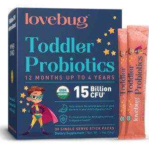 LOVEBUG Kids Probiotic Powder – Men Vi Sinh Hữu Cơ Cho Bé 1-4 Tuổi Hỗ Trợ Đường Ruột Táo Bón Tăng Miễn Dịch - ✔ Hỗ trợ cân bằng hệ vi sinh đường ruột cho bé ✔ Giúp cải thiện táo bón đầy hơi khó tiêu ✔ Tăng cường hệ miễn dịch tự nhiên ✔ Hỗ tr