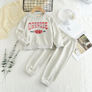Bear Leader Kids Clothes Girl Set 3 to 7 Years Children Clothing Letters Printing Long Sleeves Sweatershirt and Sport Pants 2 Pieces Suits Baby Girls Casual Outfits Autumn