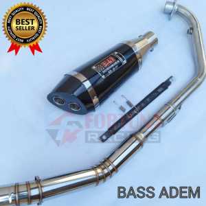 Knalpot racing Yoshimura bass adem untuk Satria Fu Sonic Vixion CBR 150R R15 v2 v3 mx 135 Verza Bison.