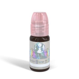 Perma Blend Espresso Brown Tattoo Ink - Professional Microblading Ink for Permanent Makeup - Cool Medium/Dark Brown Permanent Pigment - Vegan (0.5 oz)