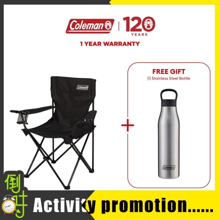 Coleman Foldable and Lightweight QuadStyle Arm Chair with Arm Rest