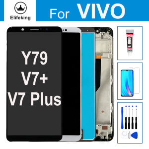 LCD cho Vivo y79 V7 cộng với V7 + 1716 1850 hiển thị bộ linh kiện số của màn hình cảm ứng thay thế bằng công cụ miễn phí + keo + Kính cường lực