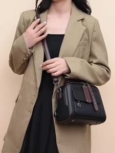 Cross-Border Kangaroo Handbag 2024 Summer New Womens Senior Simple Commute Crossbody Bag for Girlfriend Gift Pack