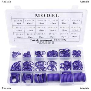 [COD] Abulaia ชุด R134a โอริงสำหรับรถยนต์ 225ชิ้นพร้อมกล่องสำหรับใส่เครื่องปรับอากาศ