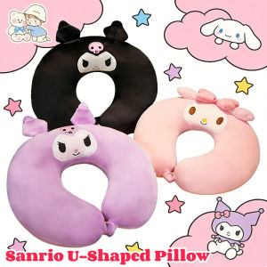 Sanrio Kuromi U Shaped Pillow Portable Neck Pillow Cartoon Travel Nap Pillow for Adult Office